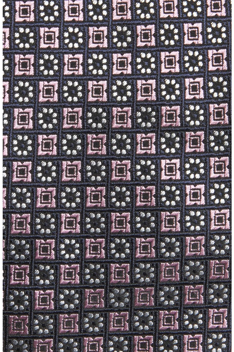 Cinque Pieghe Silk Jacquard Tie, Alternate, color, PINK
