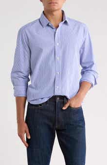 Graham Tailored Fit Stripe Button-Up Shirt