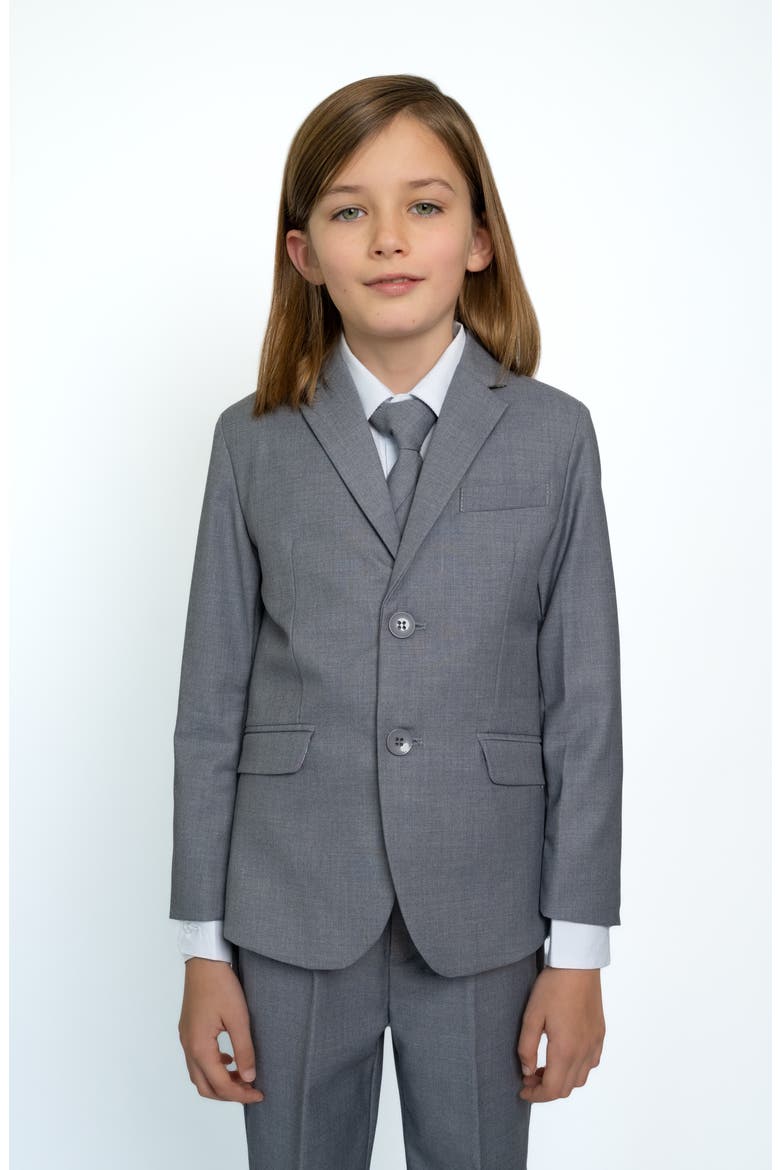 Kids' 007 Five-Piece Suit, Alternate, color, HEATHER