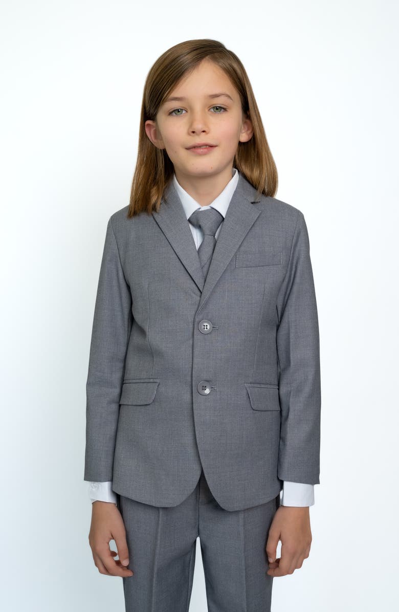 Peanut Butter Collection Kids' 007 Five-Piece Suit, Alternate, color, Heather