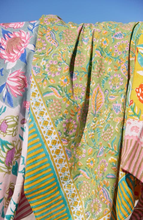 Printed Cotton Picnic Throw
