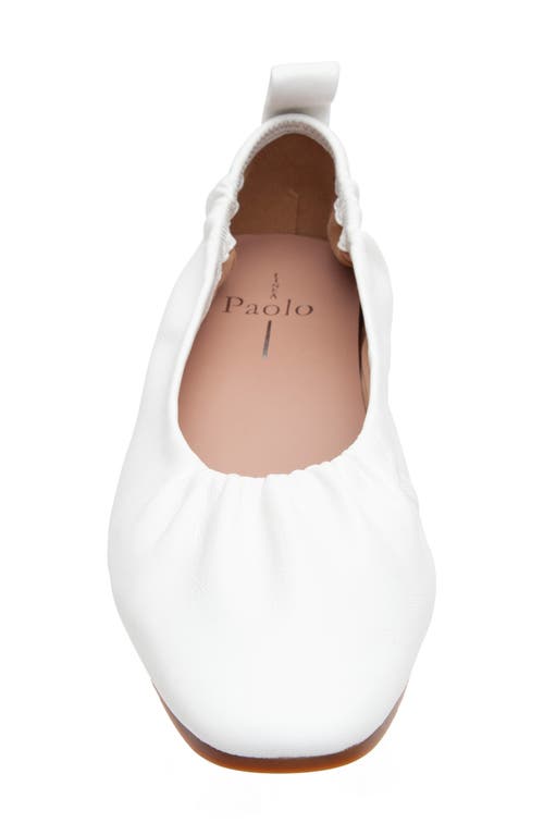 Linea Paolo Newry Ballet Flat In White