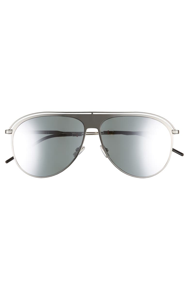 DIOR 59mm Polarized Aviator Sunglasses, Alternate, color, 