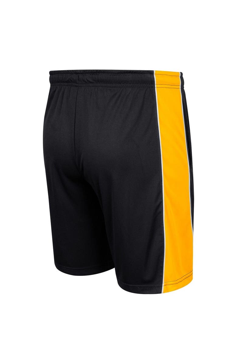 COLOSSEUM Men's Colosseum Black Appalachian State Mountaineers Panel Shorts, Alternate, color, 