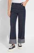 Lysse Samara Cuffed Pull-On Wide Leg Jeans