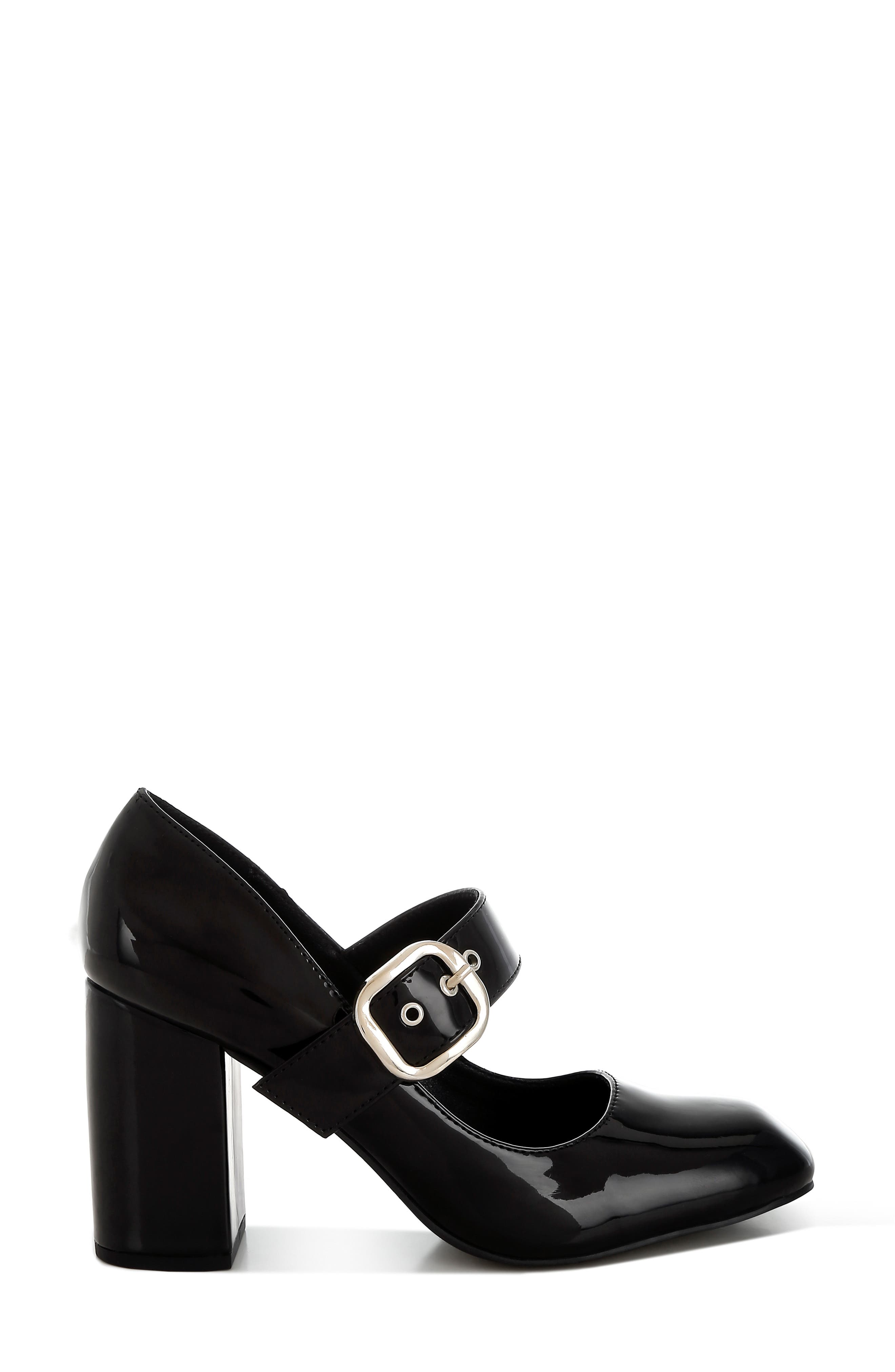LONDON RAG Primula Block Heel Mary Jane Pump, Alternate, color, Black
