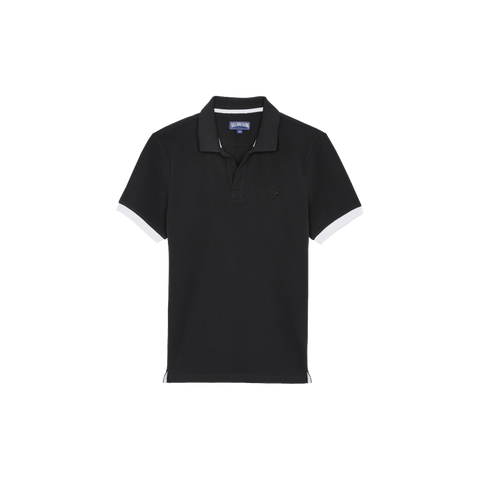 Men's Solid Cotton Polo