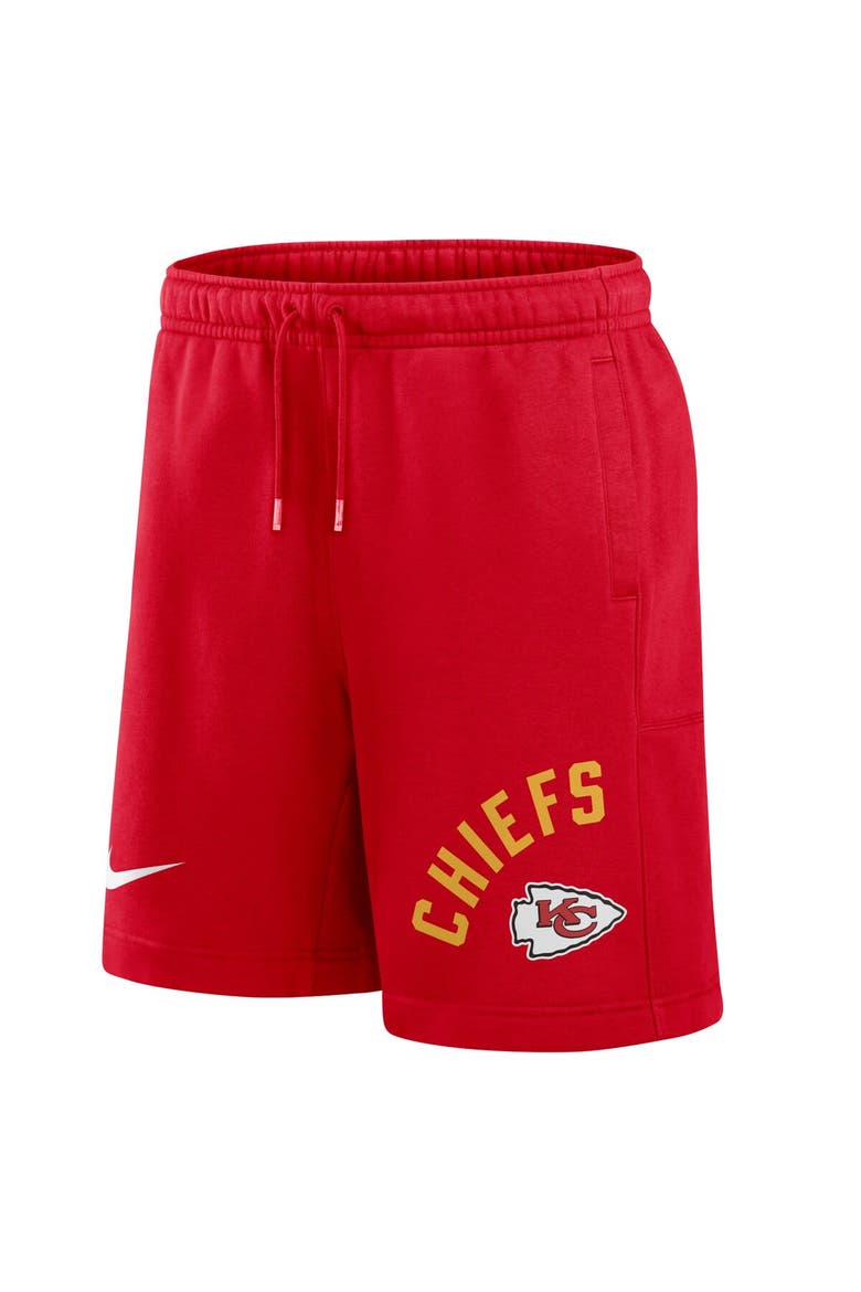 Men's Nike Red Kansas City Chiefs Arched Kicker Shorts, Alternate, color, Red