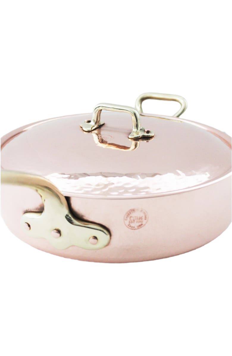 Coppermill Kitchen Vintage Inspired Copper Large Sauté Pan, Alternate, color, Copper