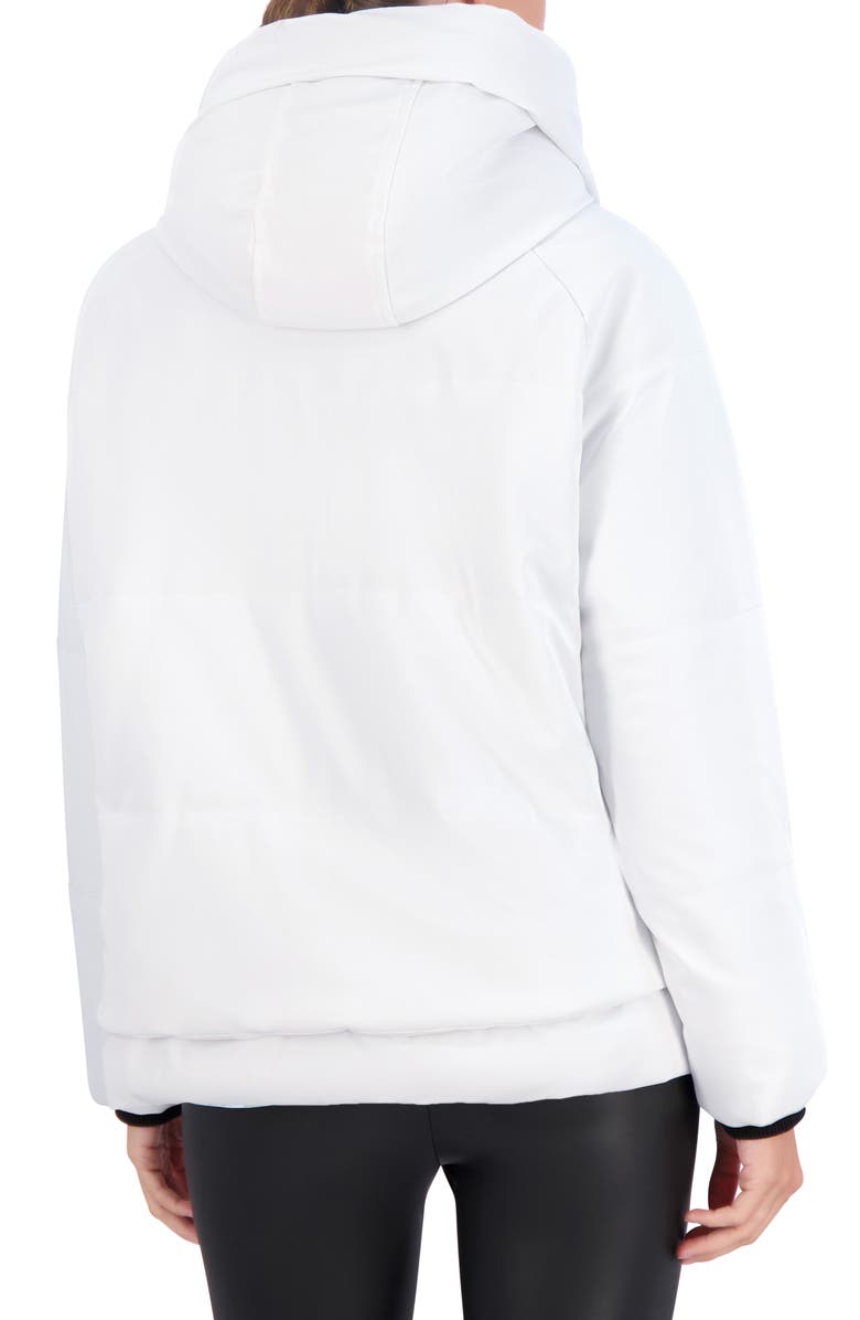 Ookie & Lala Utility Hooded Jacket with Faux Fur Lining, Alternate, color, White