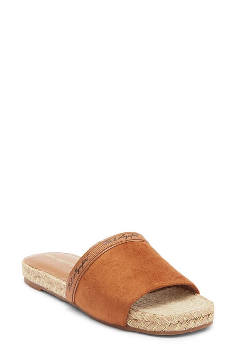 Tarzana 2 Script Espadrille Slide Sandal (Women)