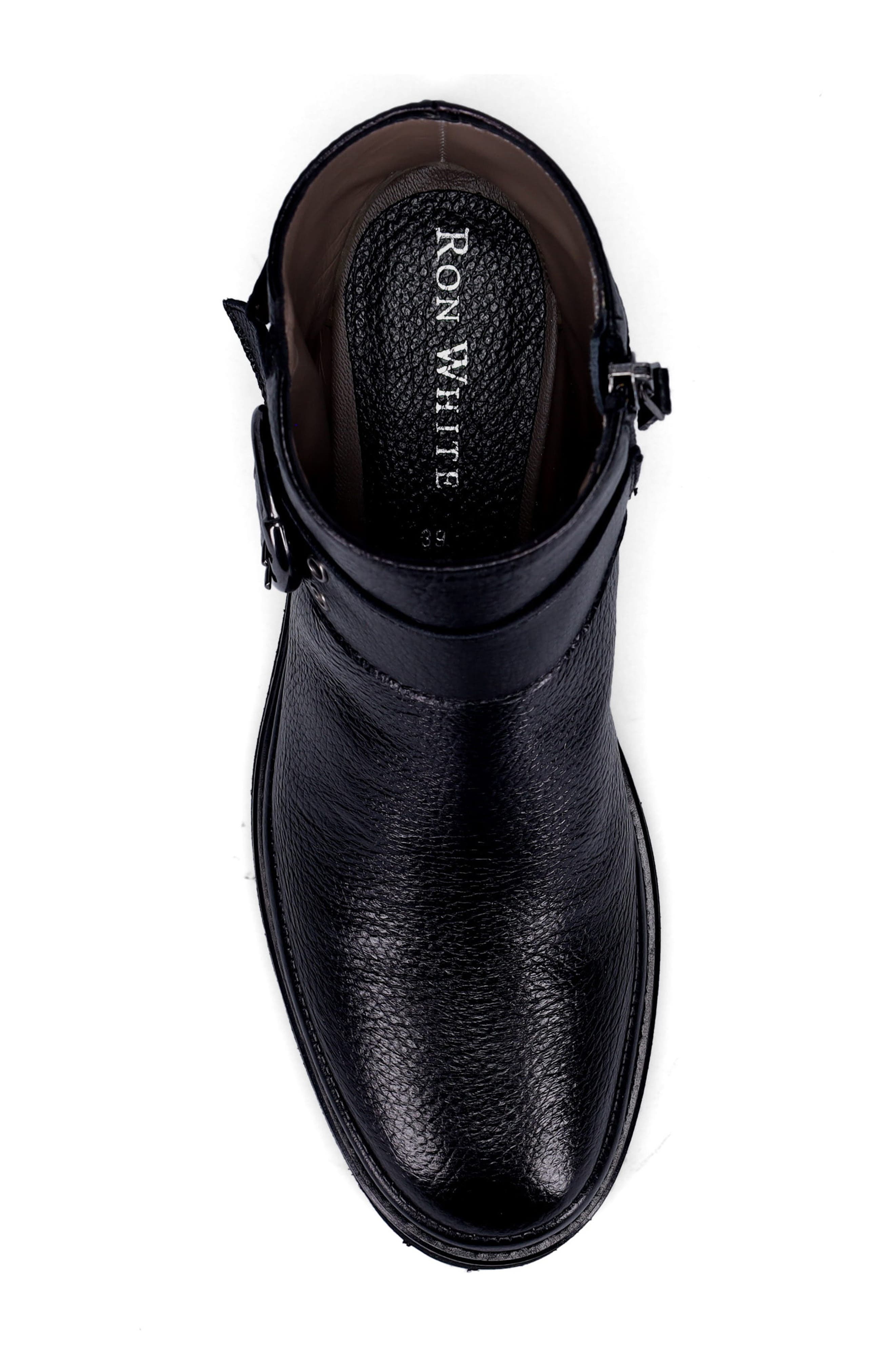 Ron White Elodie Buckle Lugged Sole Bootie, Alternate, color, 