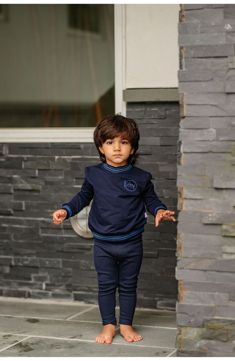 Pouf Varsity Set, Alternate, color, Navy