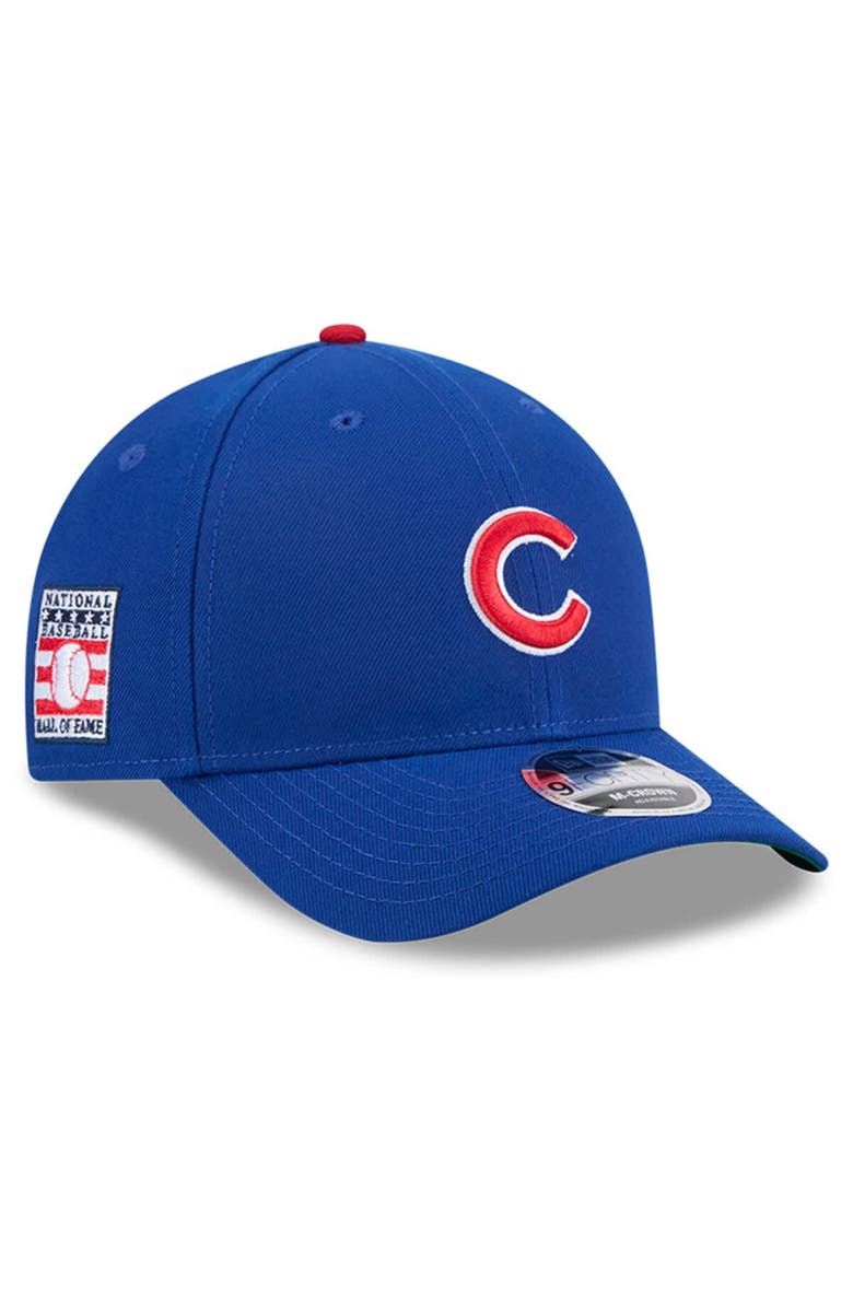 New Era Men's New Era Royal Chicago Cubs Baseball Hall of Fame 9FORTY M-Crown Adjustable Hat, Main, color, Royal