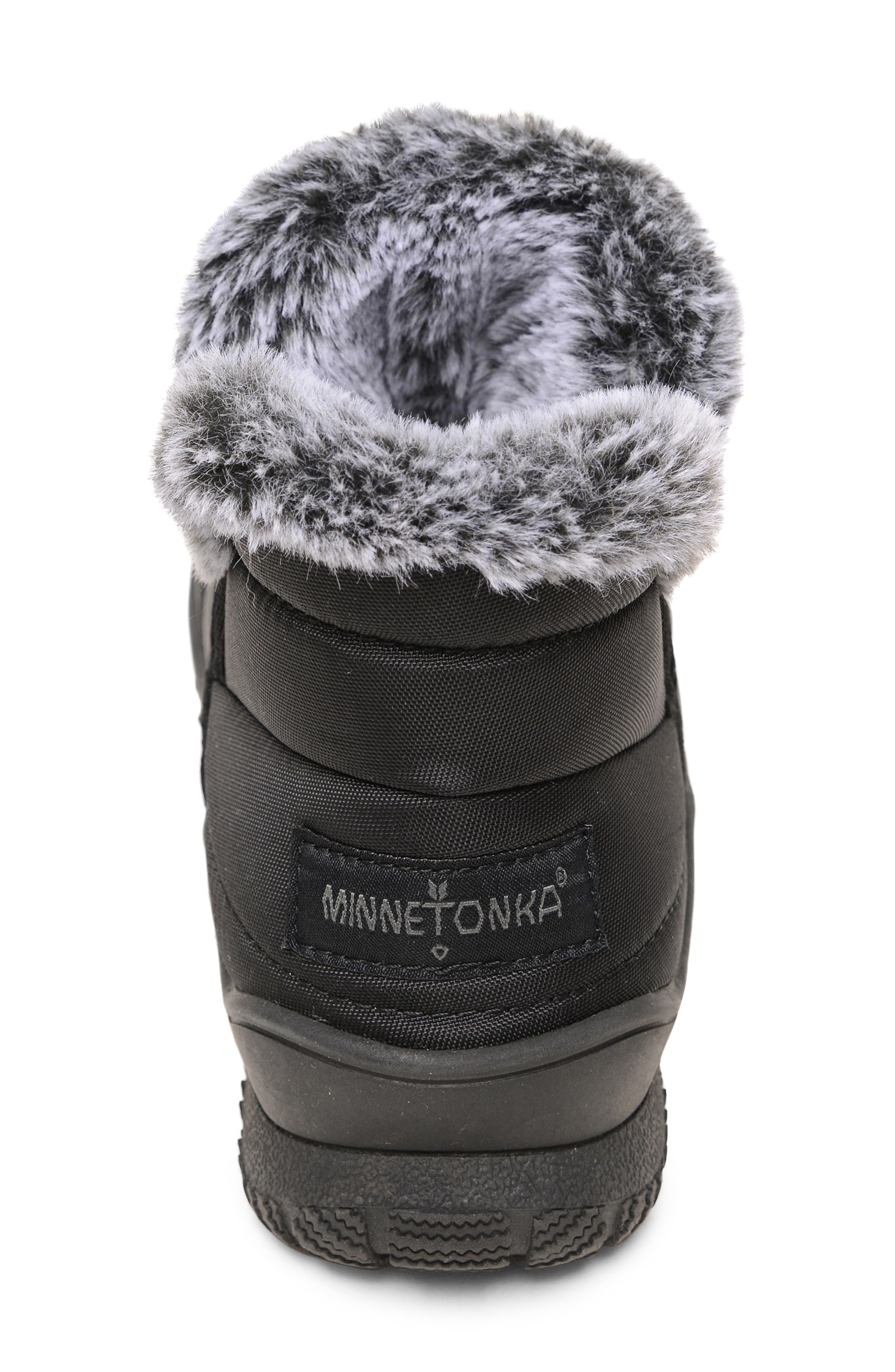 Minnetonka Northtown Faux Fur Lined Bootie, Alternate, color, 
