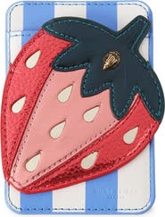 Kurt Geiger London Strawberry Magnetic Card Case