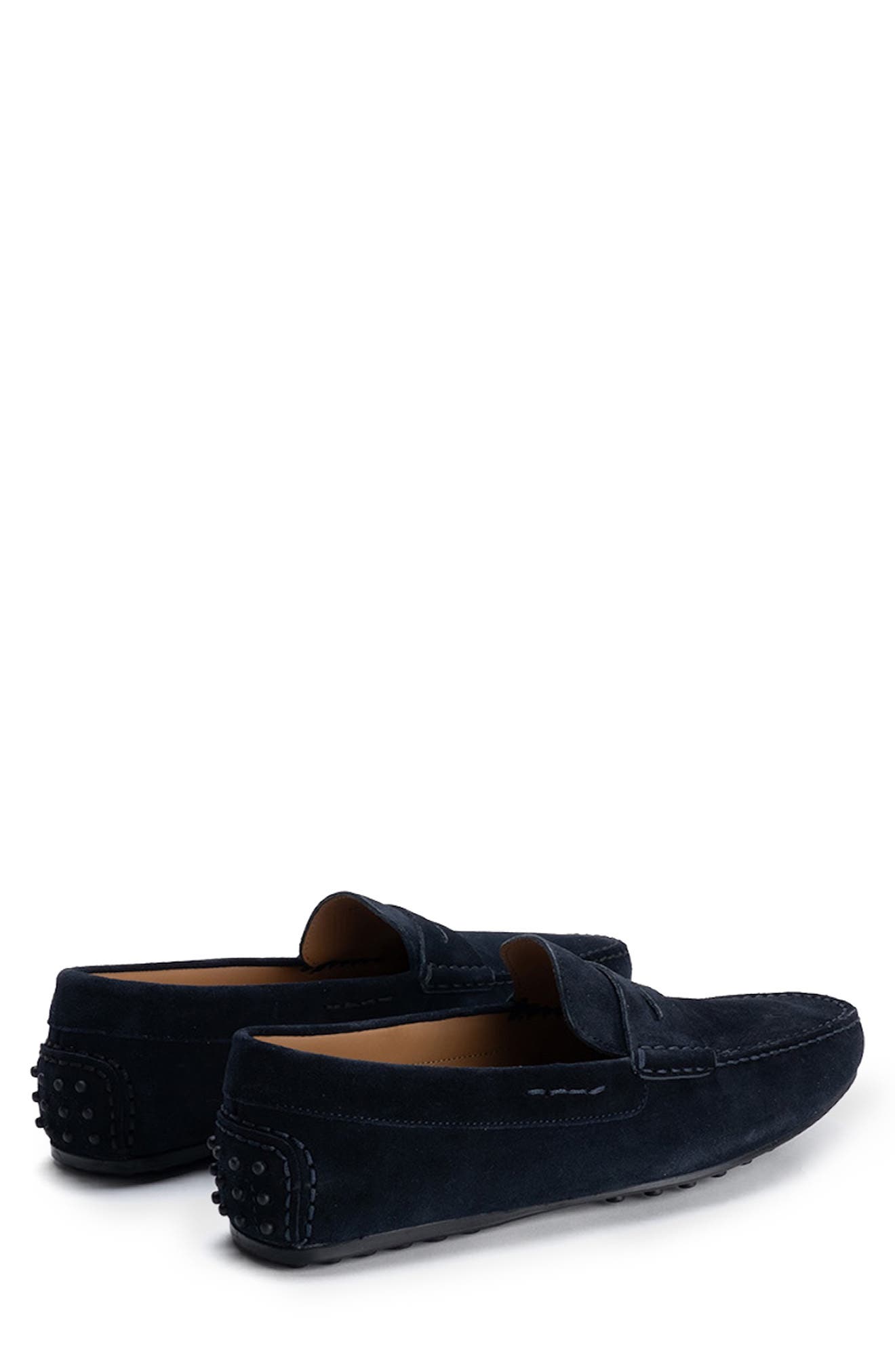 Conor Suede Driving Loafer, Alternate, color, BLUE