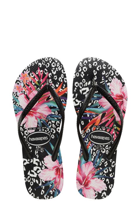 Slim Animal Floral Sandal