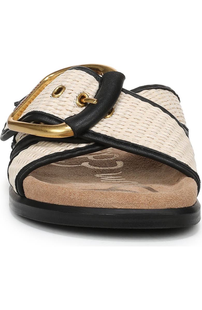 Sam Edelman Darla Slide Sandal, Alternate, color, Linen/ Black