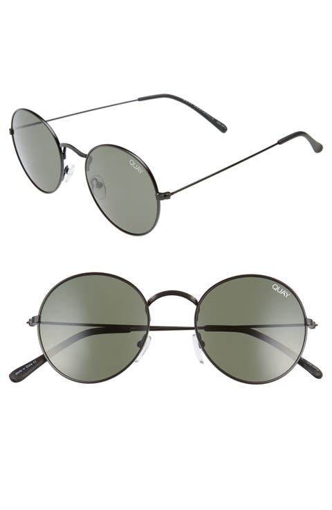 Quay Australia 50mm Mod Star Round Sunglasses