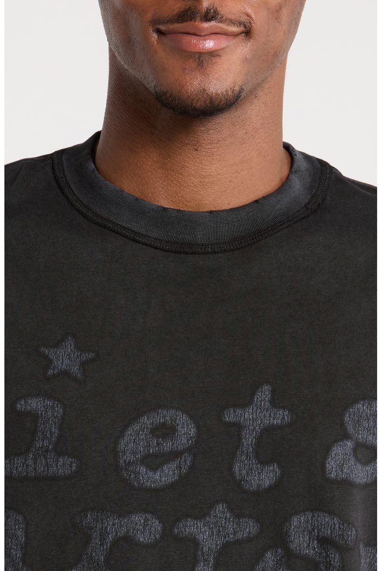 Eye Exam Graphic T-Shirt, Alternate, color, VINTAGE BLACK