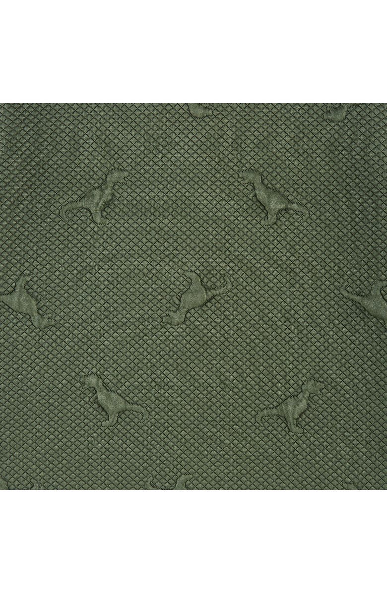 Andy & Evan Kids' Dino Embossed Hoodie & Leggings Set, Alternate, color, Green Dino