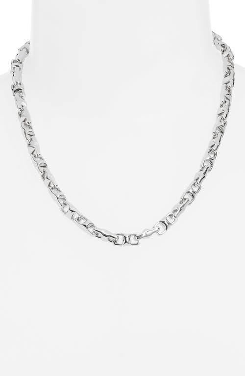 Nordstrom Square Mariner Link Necklace In Metallic