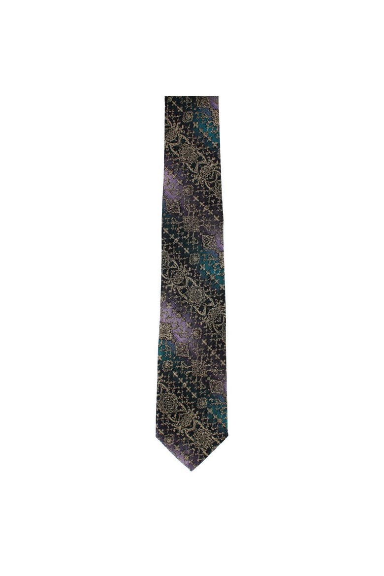 The Spellbound Brocade Novelty Silk Necktie, Alternate, color, Mulitple