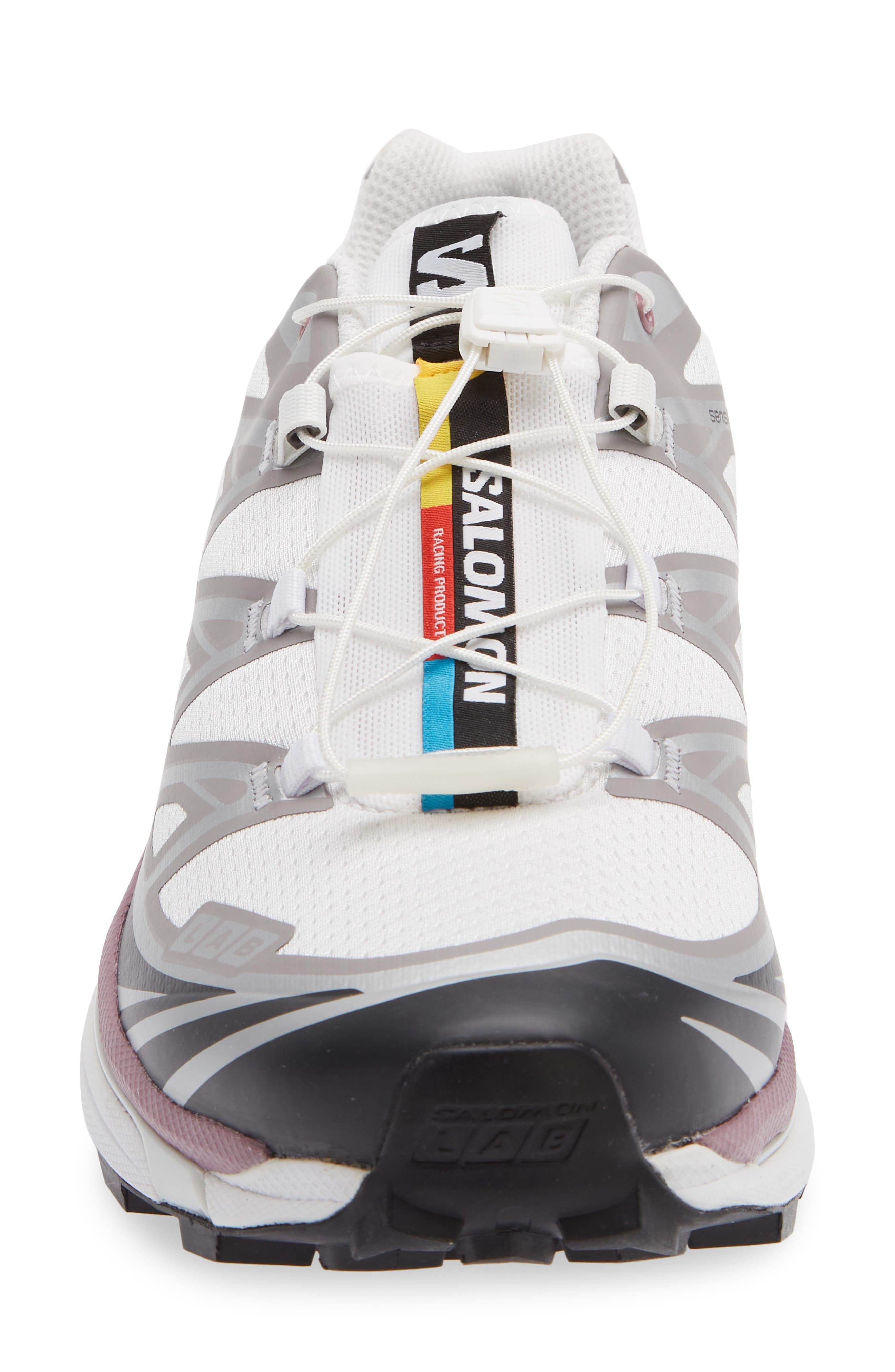 Gender Inclusive XT-6 Sneaker, Alternate, color, WHITE/ BLACK/ DUSKY