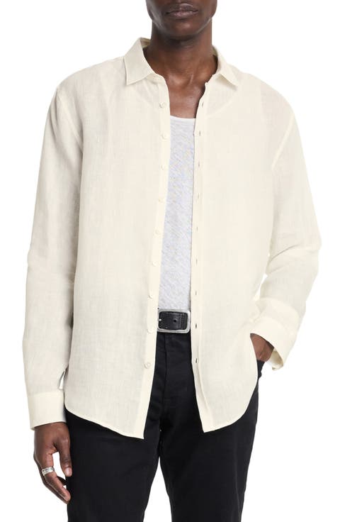 Bucks Linen Button-Up Shirt