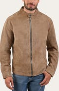 Frye Cafe Leather Racer Jacket