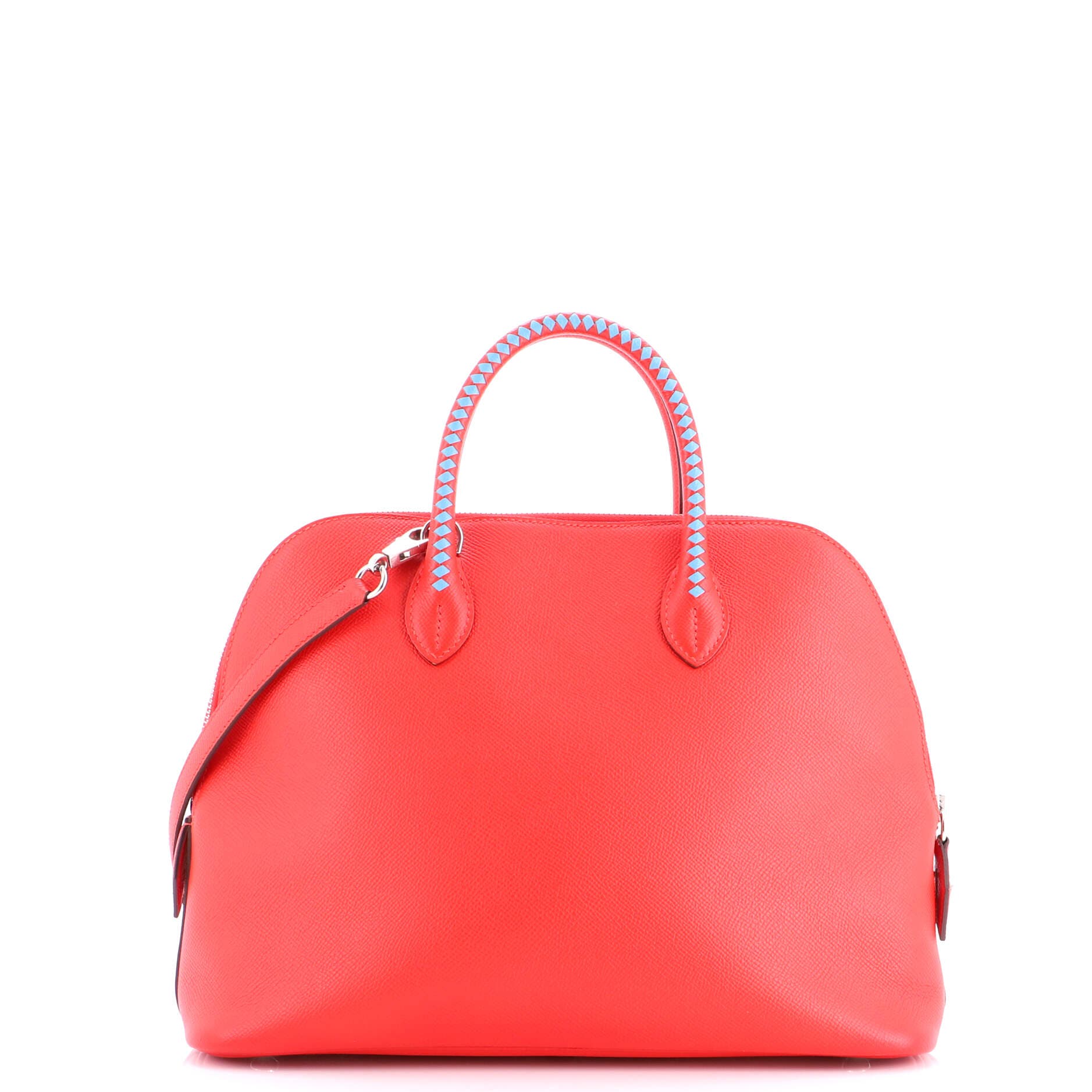 Pre-Owned Hermes Bolide 1923 Bag Tressage Epsom 30, Alternate, color, Rouge De Coeur