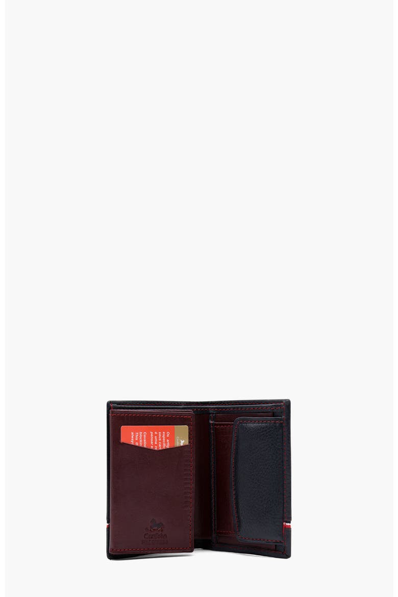 The Sailor Trifold Leather Wallet 522, Alternate, color, Navy