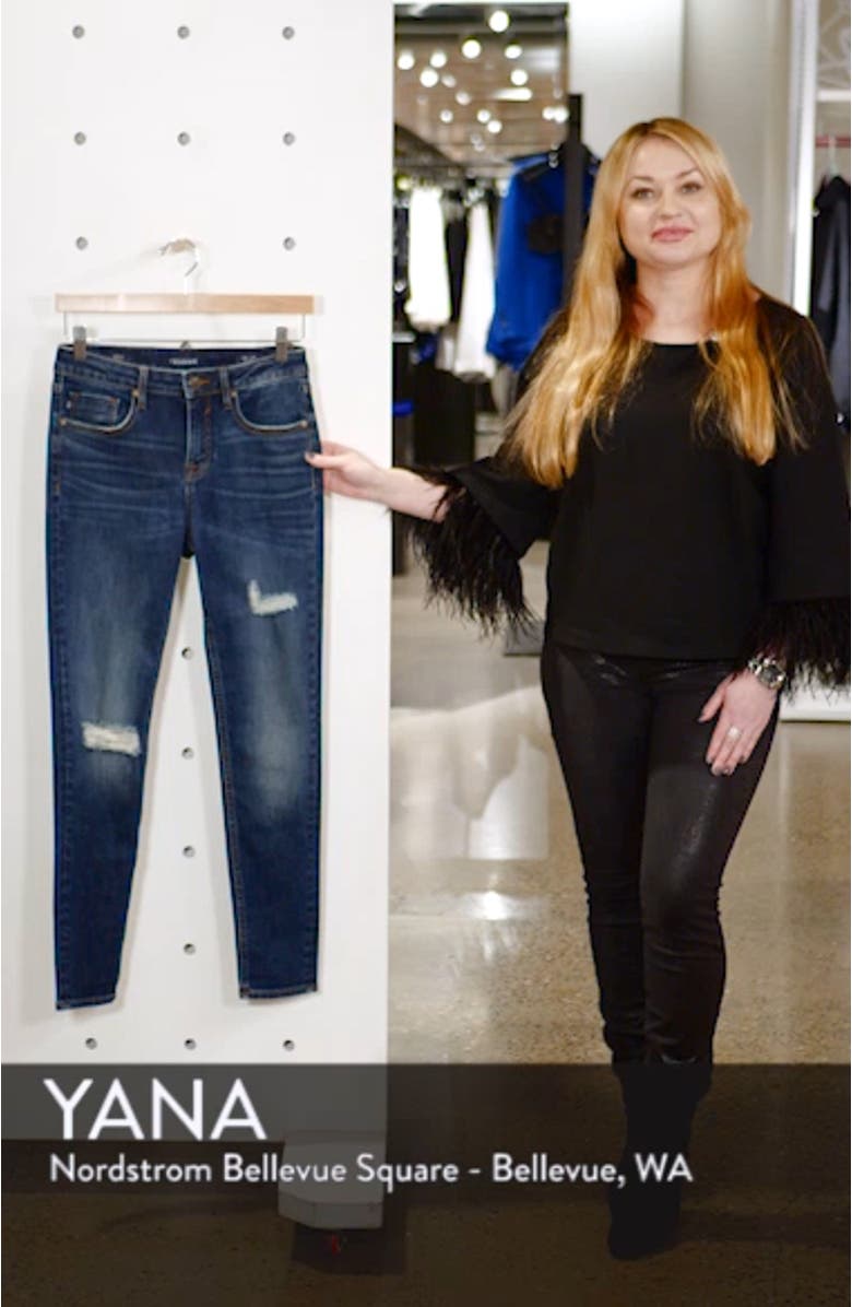 Marley High Waist Ripped Skinny Jeans, sales video thumbnail