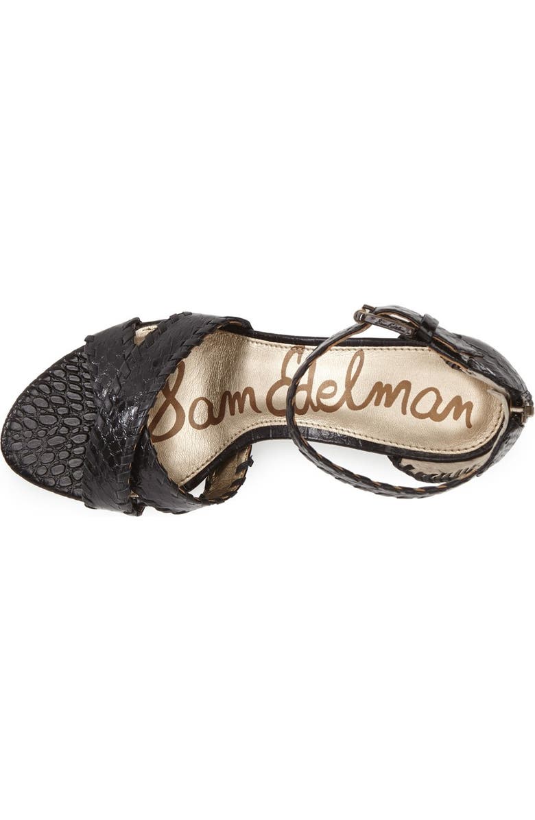 Sam Edelman 'Silvia' Ankle Strap Wedge Sandal, Alternate, color,