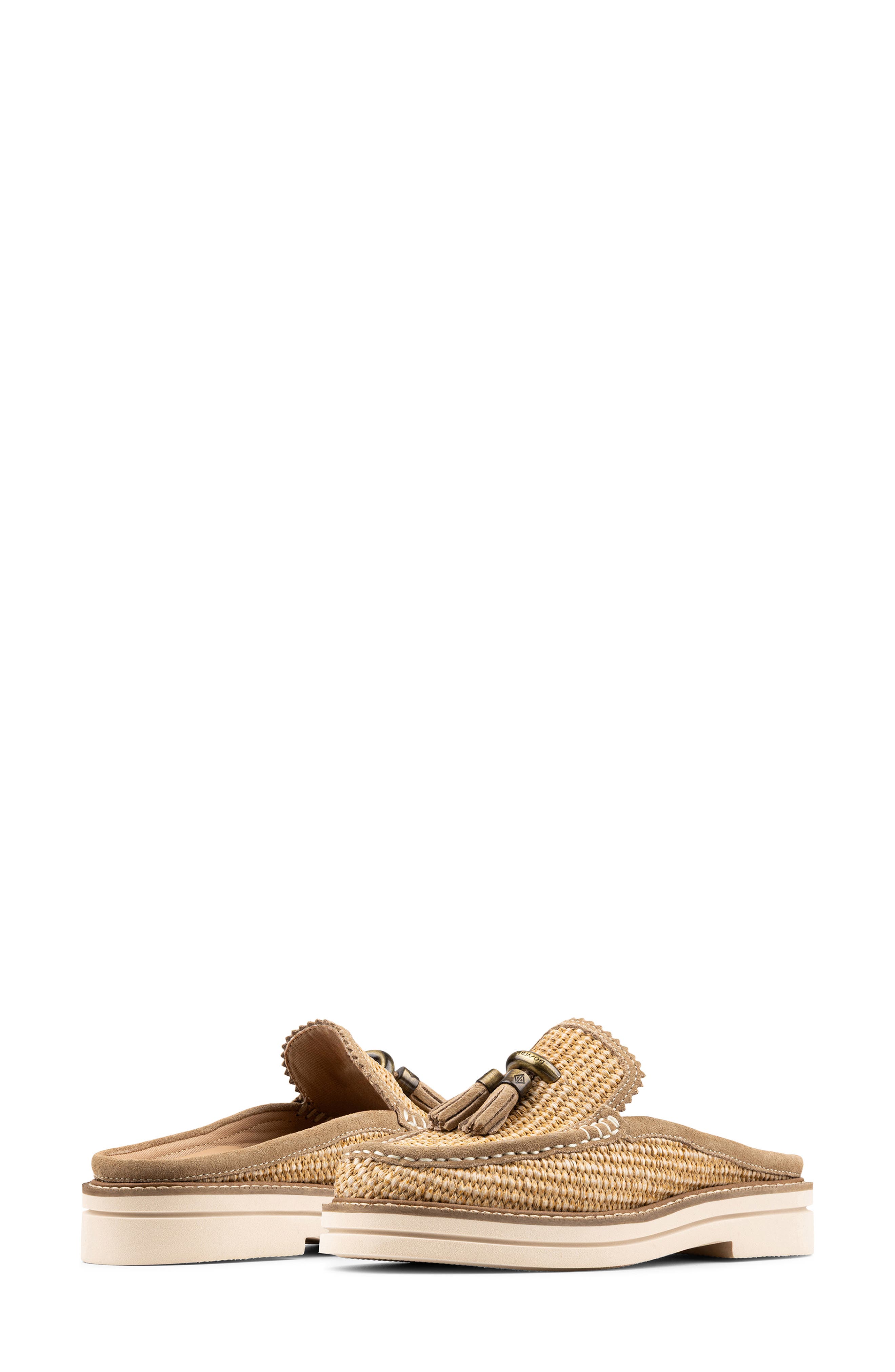 Donald Pliner Tassel Mule, Alternate, color, Tobacco
