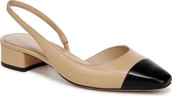 Becoming Cap Toe Slingback Pump
