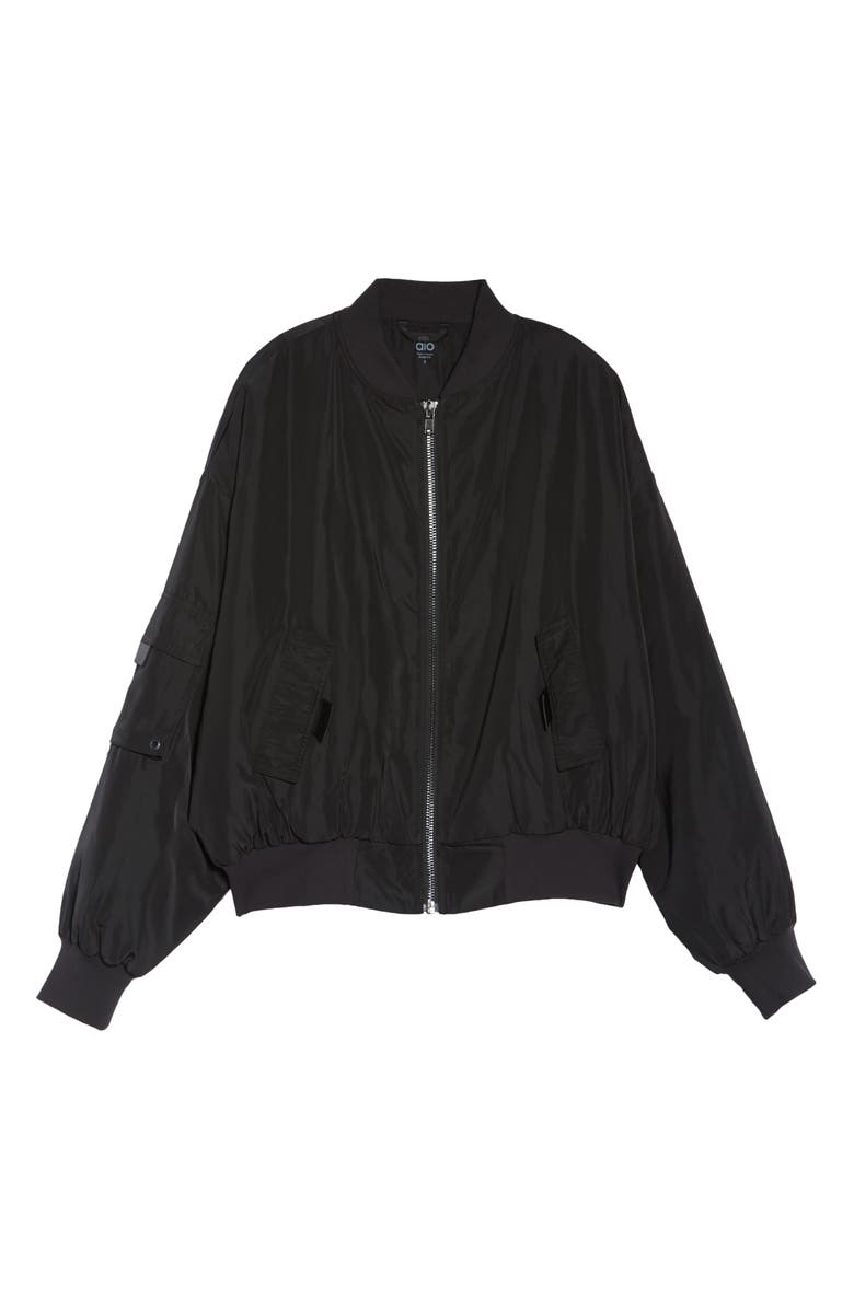 Alo It Girl Bomber Jacket, Alternate, color, 