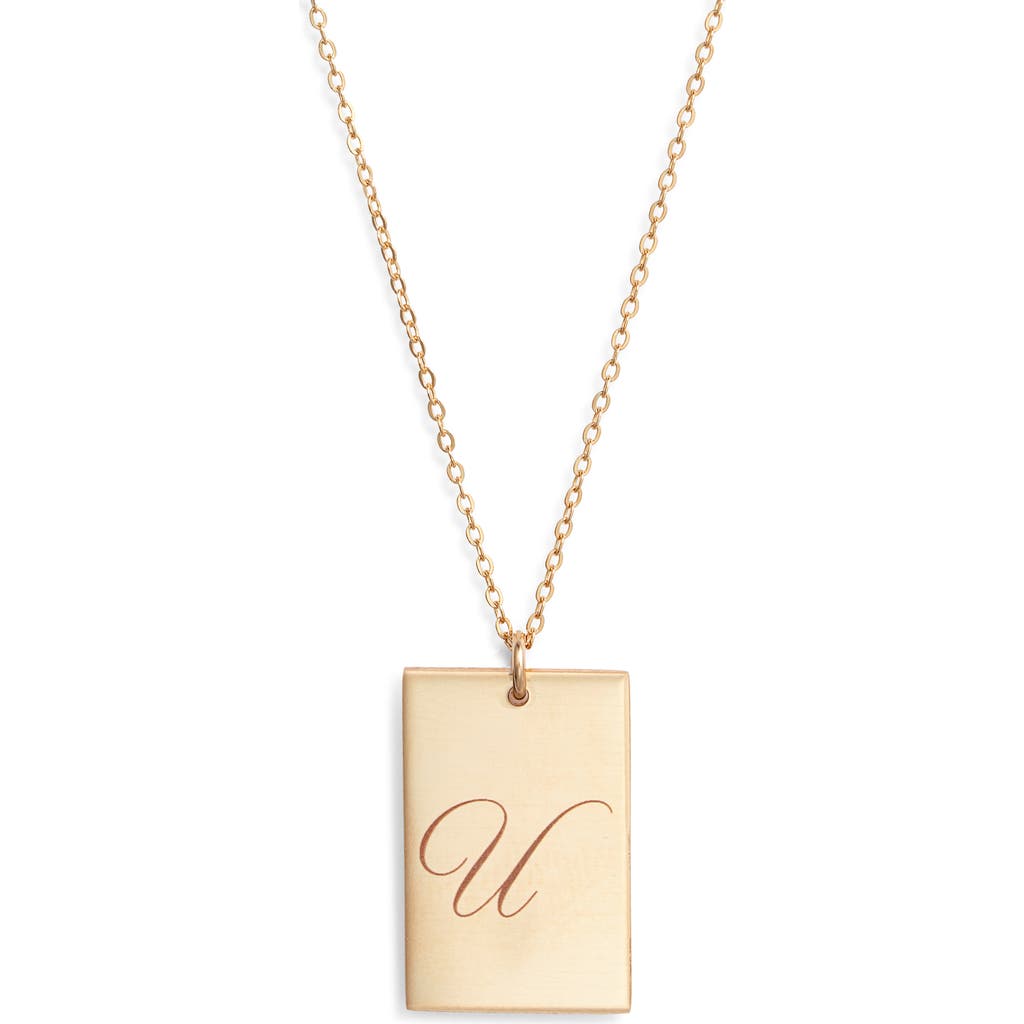 Set & Stones Stella Initial Pendant Necklace