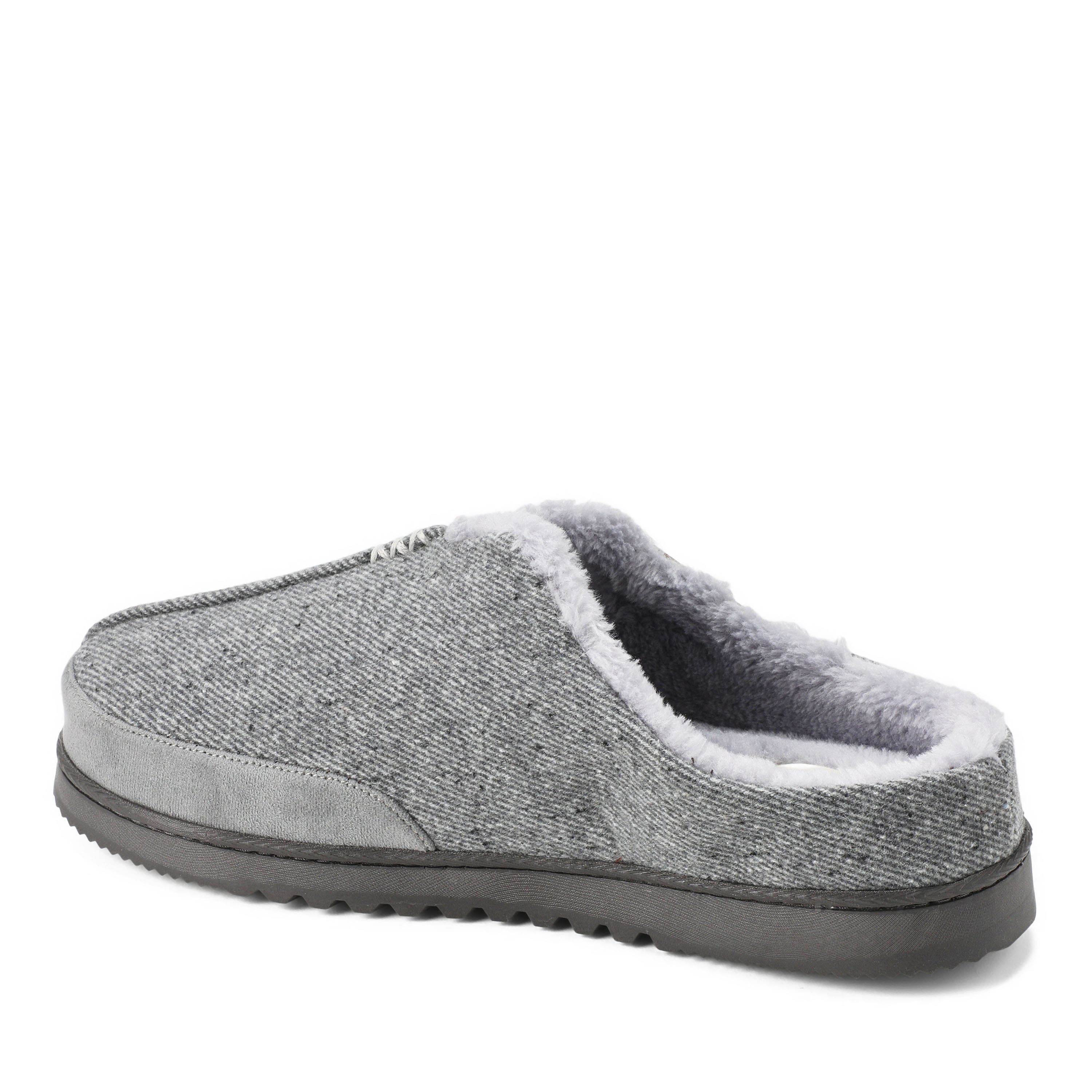 Aldan Notch Clog Slippers, Alternate, color, HEATHER GREY