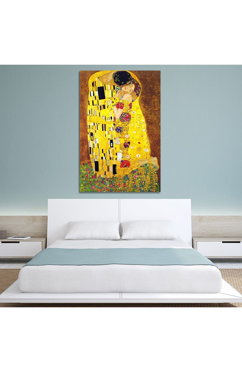 iCanvas The Kiss by Gustav Klimt Canvas Wall Art - 40" x 60", Alternate, color, 