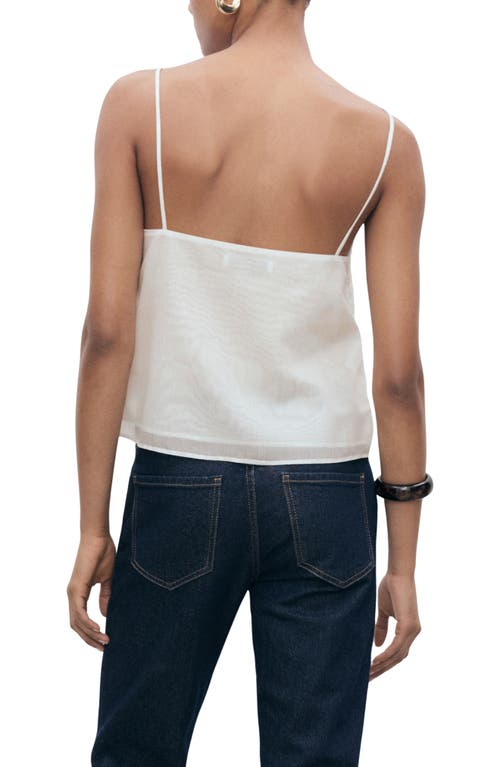 Mango Lace Trim Camisole