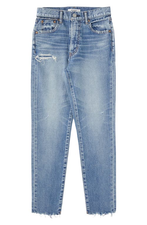 Moussy Hammond High Rise Skinny Jean In Light Blue In Light Blue