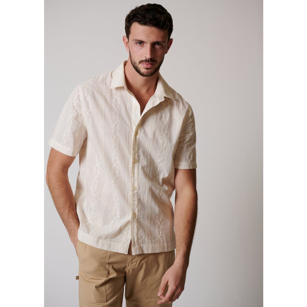 Leisure Lab Oaxaca Button Up In Anejo