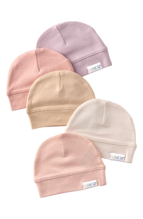 Kids' Charlie 5-Pack Organic Cotton Caps