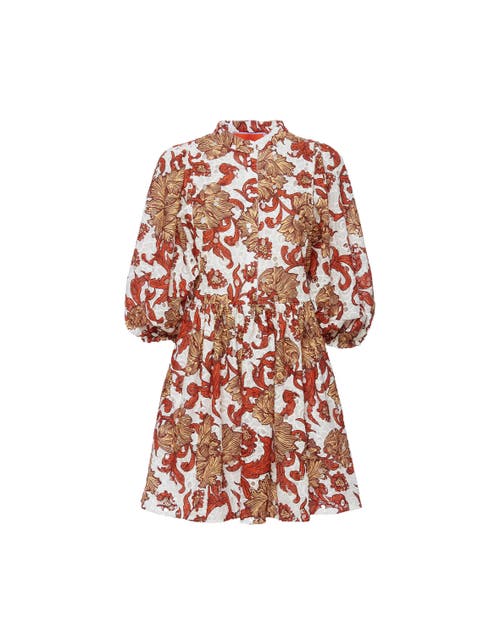 La Doublej Mini Portofino Dress In Reef White