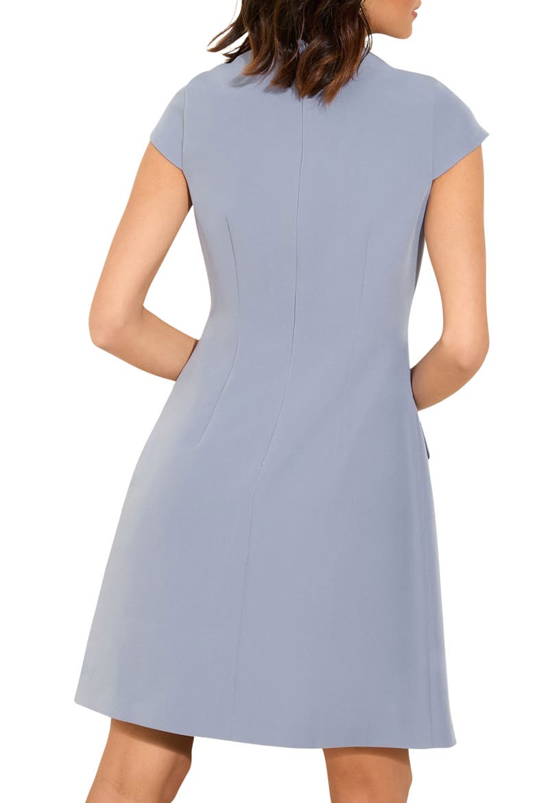 Pinny Fit & Flare Dress, Alternate, color, BLUE