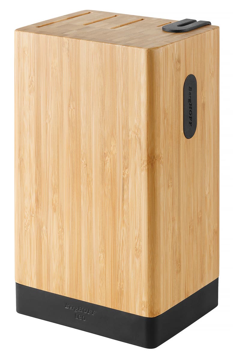 BergHOFF Leo Graphite 5-Piece Knife Block Set, Alternate, color, Black, Beige