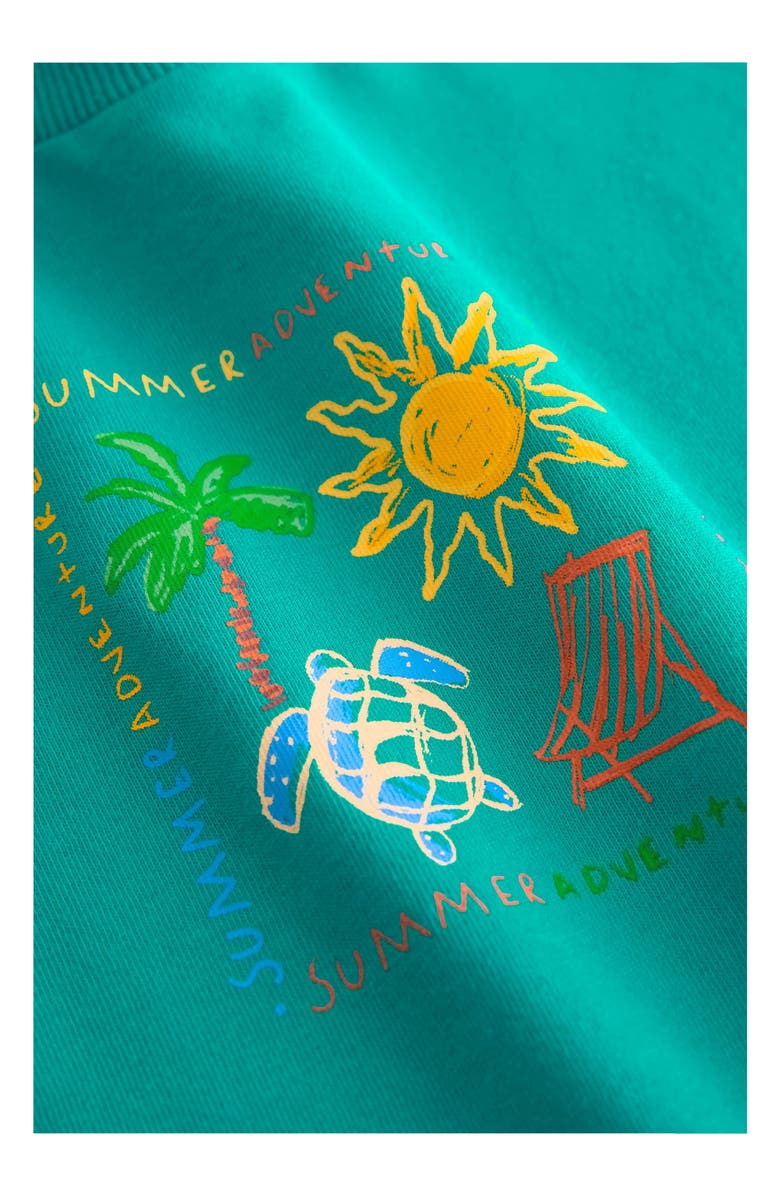 NEXT Kids' Turtle T-Shirt & Shorts Set, Alternate, color, Green