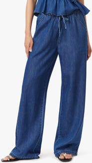 Habitual Drawstring Waist Wide Leg Jeans